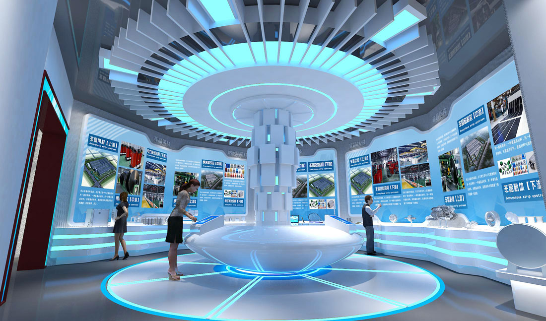 非晶產(chǎn)業(yè)園招商展廳設計效果圖-信息查詢
