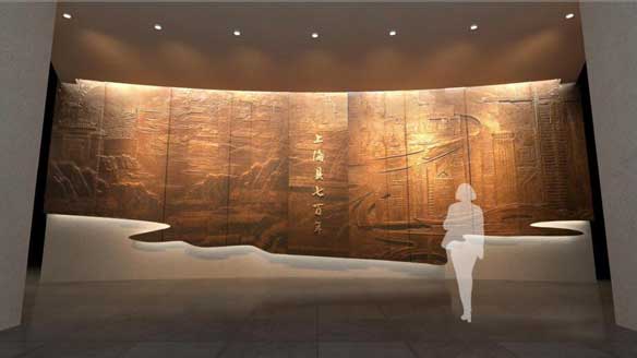 上?？h700年數(shù)字博物館設(shè)計(jì)效果圖方案